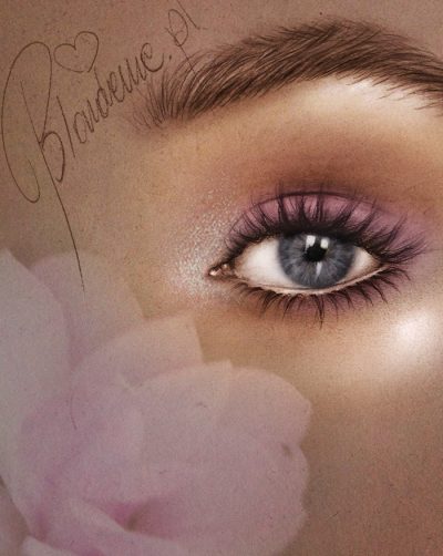 Różowy makijaż dla niebieskich oczu wg typu urody - Blog Blondynki